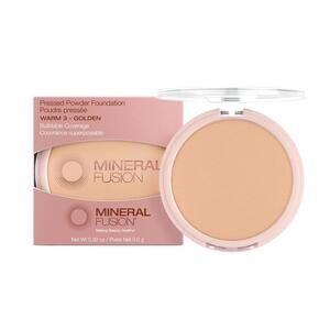 Mineral Fusion Pressed Powder Foundation 0.32 Oz, Warm 3 Golden